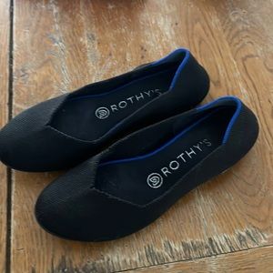 Rothy’s Black Flats Size 7